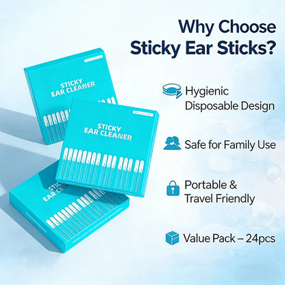💦Sticky Ear Cleaning Sticks – Gentle, Visible Ear Care🛒