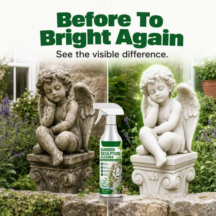 🥳2026 HOT SALE🧼Powerful Garden Sculpture Cleaner Spray