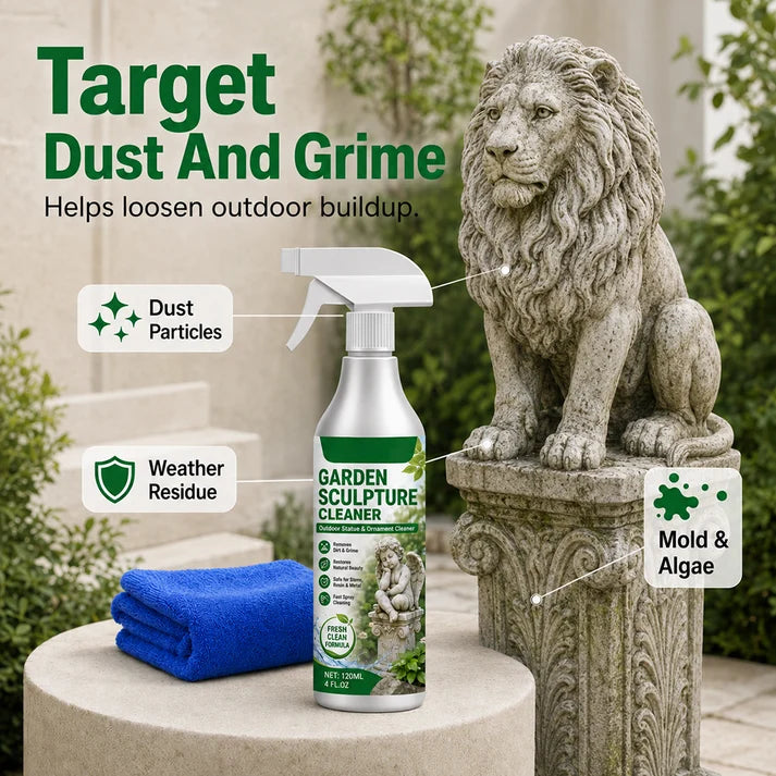 🥳2026 HOT SALE🧼Powerful Garden Sculpture Cleaner Spray