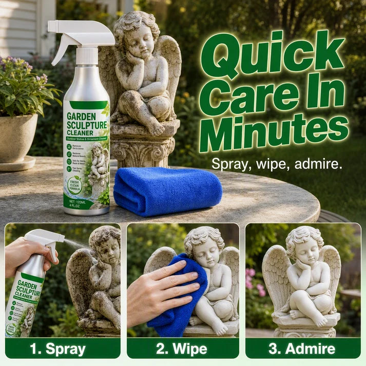 🥳2026 HOT SALE🧼Powerful Garden Sculpture Cleaner Spray