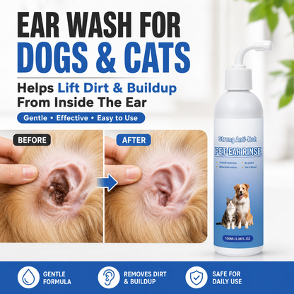 🔥LAST DAY-BUY 1 GET 1 FREE🌸Ear Wash for Dogs & Cats